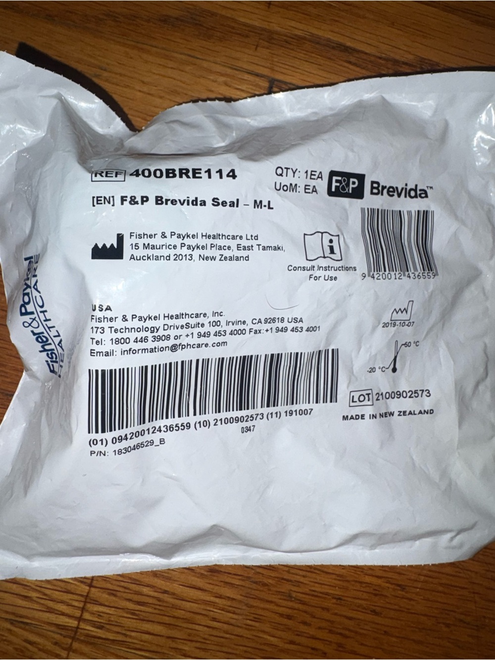 F&P Brevida Seal M-L
